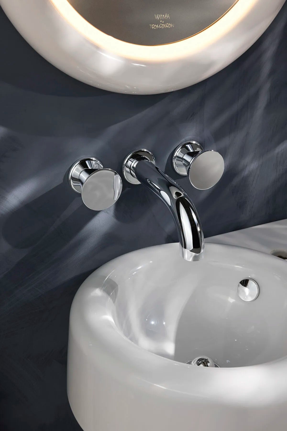 VitrA Liquid Ankastre Lavabo Bataryası (Kısa), Parlak Krom