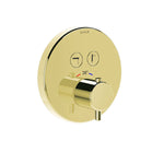 Artema V-Box Aquacontrol Round Ankastre Termostatik Banyo Bataryası (Sıva Üstü Grubu), Soft Altın 