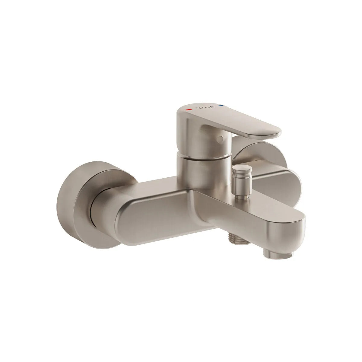 Artema Root Round Banyo Bataryası, Fırçalı Nikel