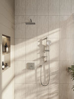 Artema V-Box Aquacontrol Square Ankastre Termostatik Banyo Bataryası (Sıva Üstü Grubu), Parlak Krom