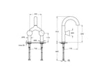 VitrA Liquid Lavabo Bataryası (2 Delikli Lavabolar İçin), Krom