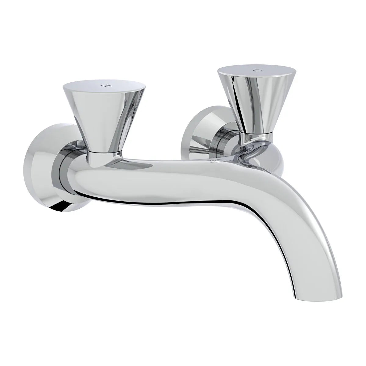 VitrA Liquid Duvardan Aplike Lavabo Bataryası, Krom