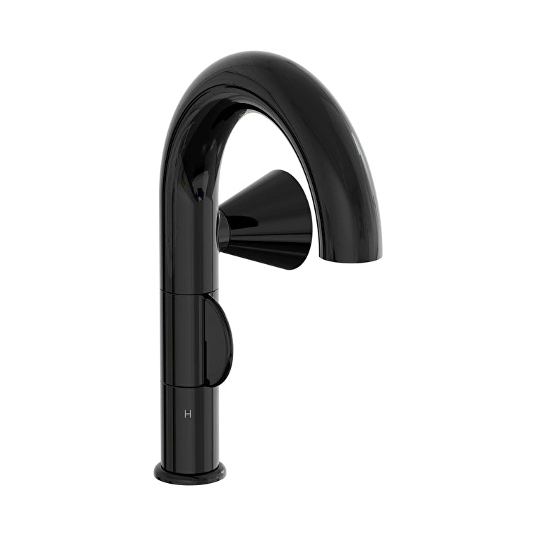 VitrA Liquid Lavabo Bataryası Sağdan Kullanım, Parlak Siyah