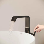 VitrA Suit Lavabo Bataryası (Yandan-Yüksek), Parlak Siyah