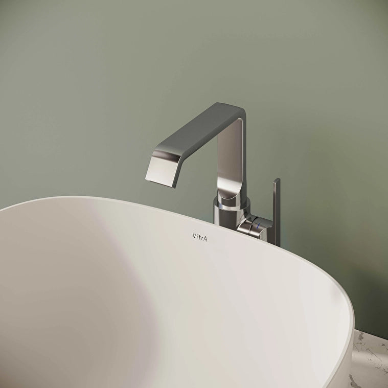 VitrA Suit Lavabo Bataryası (Yandan-Yüksek), Parlak Krom