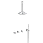 VitrA Liquid Ankastre Duş Seti, Parlak Krom