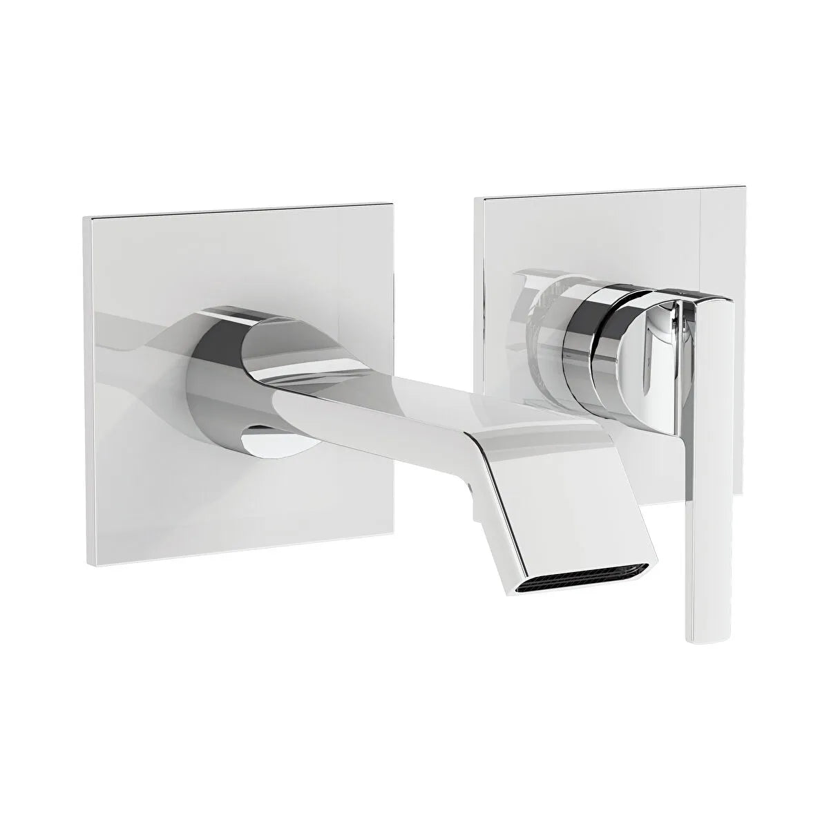 VitrA Suit Ankastre Lavabo Bataryası (Sıva Üstü Grubu), Parlak Krom