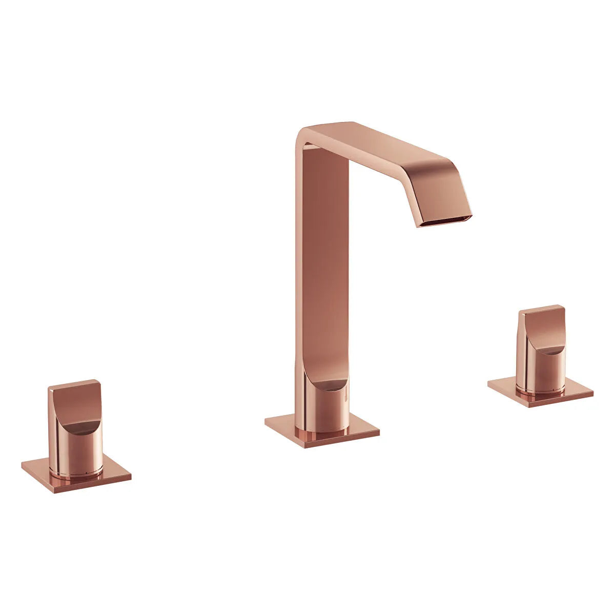 VitrA Suit Lavabo Bataryası (3 Delikli Lavabolar İçin), Soft Bakır