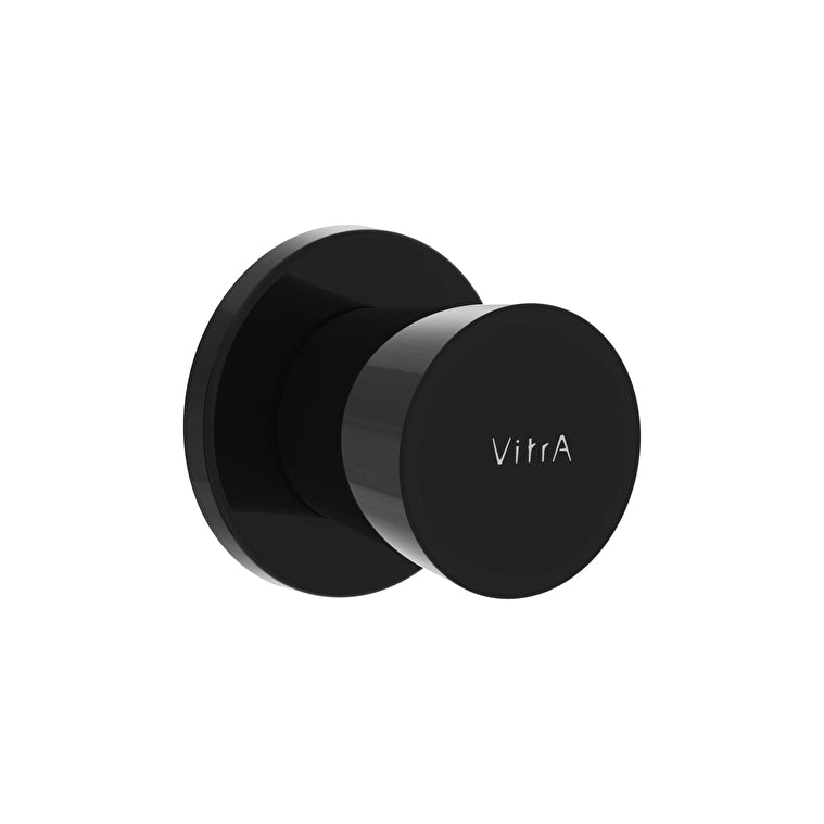 VitrA Liquid Ankastre Stop Valf, Parlak Siyah (Sıva Üstü Grubu)