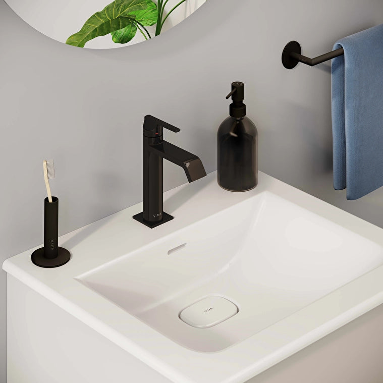 VitrA Suit Lavabo Bataryası, Parlak Siyah