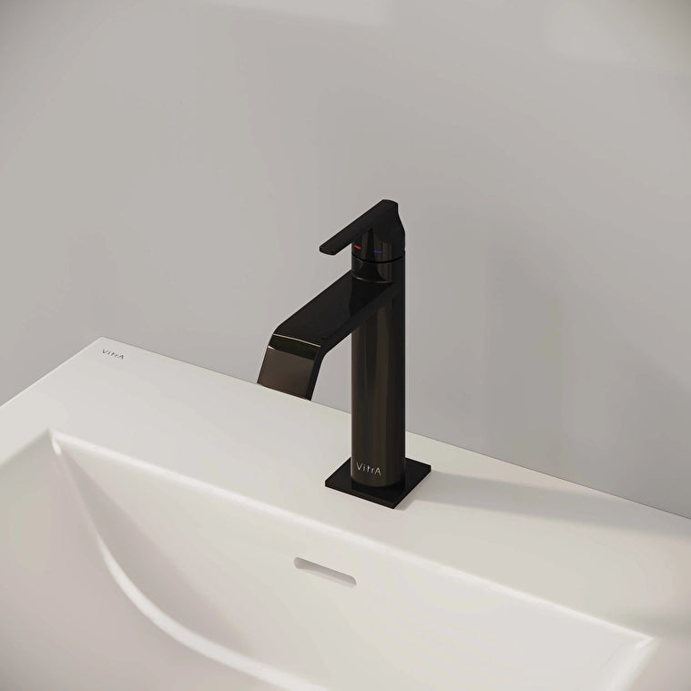 VitrA Suit Lavabo Bataryası, Parlak Siyah