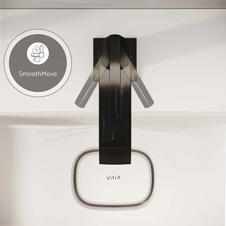 VitrA Suit Lavabo Bataryası, Parlak Siyah