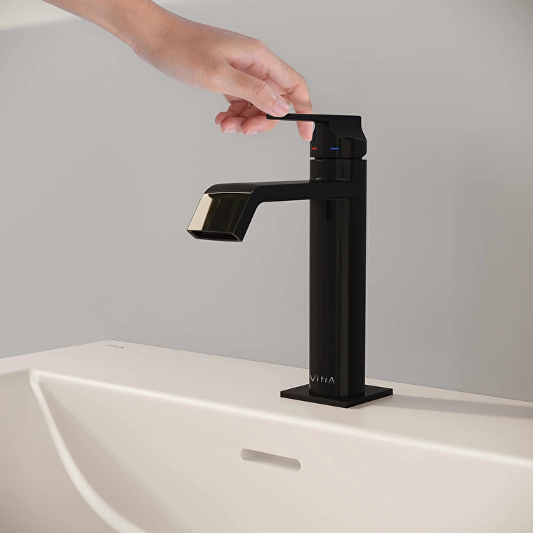VitrA Suit Lavabo Bataryası, Parlak Siyah