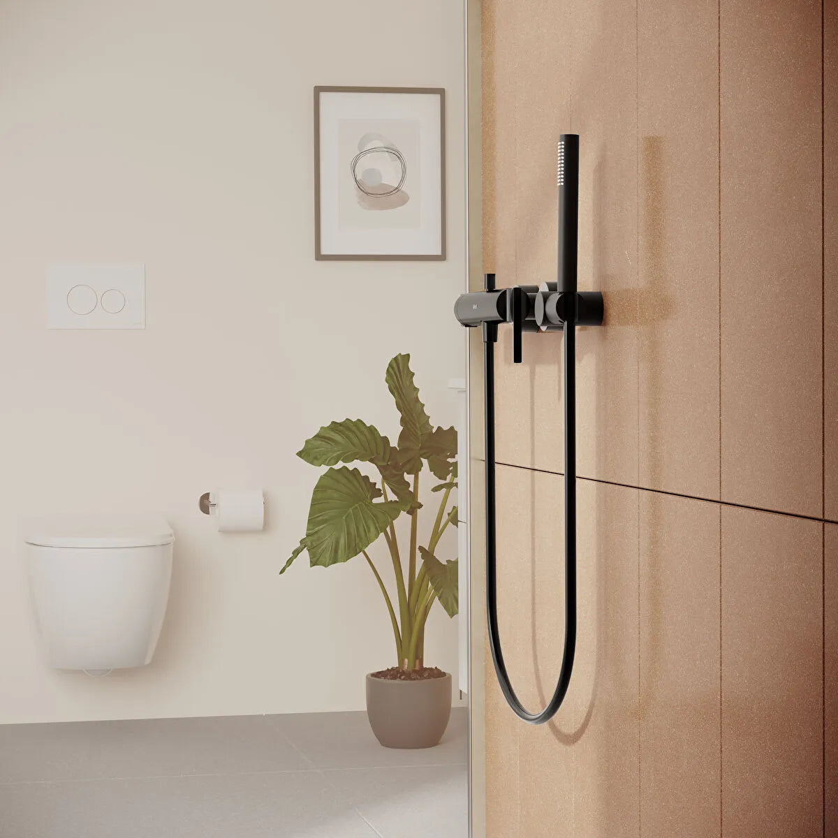 VitrA Suit Banyo Bataryası, Parlak Siyah