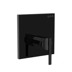 VitrA Suit Ankastre Mekanik Duş Bataryası (V-Box) (Sıva Üstü Grubu), Parlak Siyah