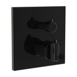 VitrA Suit Ankastre Termostatik Banyo Bataryası (V-Box) (Sıva Üstü Grubu), Parlak Siyah