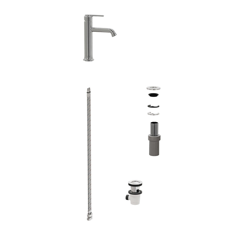 VitrA Origin Classic Lavabo Bataryası, Parlak Krom