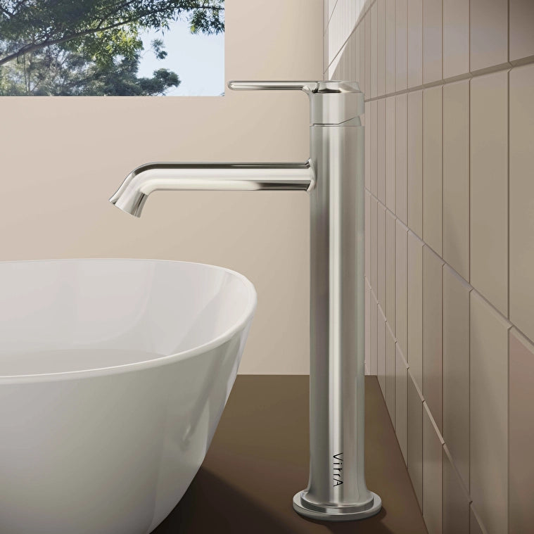 VitrA Origin Classic Lavabo Bataryası (Üstten Kumandalı, Çanak), Parlak Krom