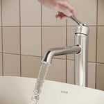 VitrA Origin Classic Lavabo Bataryası (Üstten Kumandalı, Çanak), Parlak Krom