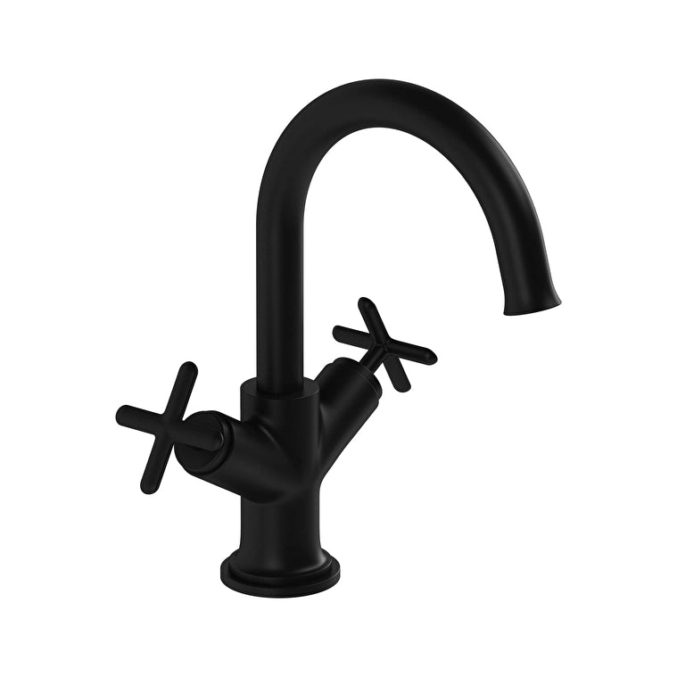 VitrA Origin Classic Lavabo Bataryası (Çift Kumandalı), Mat Siyah