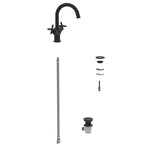 VitrA Origin Classic Lavabo Bataryası (Çift Kumandalı), Mat Siyah