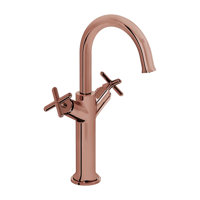 VitrA Origin Classic Lavabo Bataryası (Çift Kumandalı, Çanak), Soft Bakır