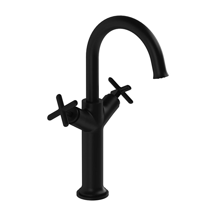 VitrA Origin Classic Lavabo Bataryası (Çift Kumandalı, Çanak), Mat Siyah
