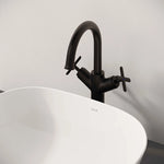 VitrA Origin Classic Lavabo Bataryası (Çift Kumandalı, Çanak), Mat Siyah