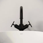 VitrA Origin Classic Lavabo Bataryası (Çift Kumandalı, Çanak), Mat Siyah