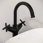 VitrA Origin Classic Lavabo Bataryası (Çift Kumandalı, Çanak), Mat Siyah