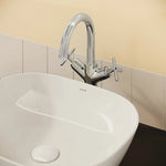 VitrA Origin Classic Lavabo Bataryası (Çift Kumandalı, Çanak), Parlak Krom