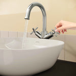VitrA Origin Classic Lavabo Bataryası (Çift Kumandalı, Çanak), Parlak Krom