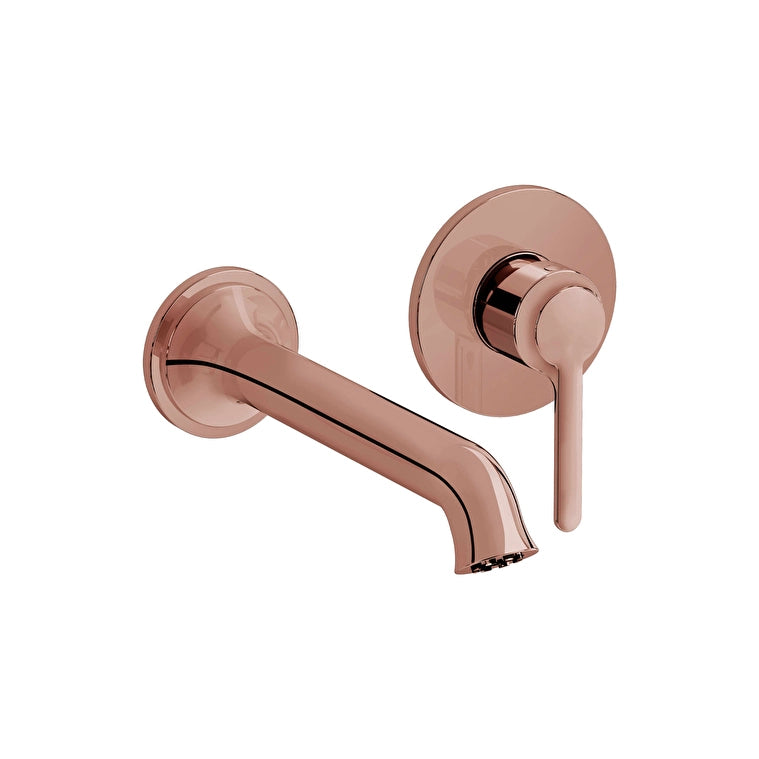 VitrA Origin Classic 2 Delikli Ankastre Lavabo Bataryası (Sıva Üstü Grubu), Soft Bakır