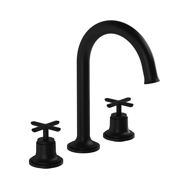 VitrA Origin Classic Lavabo Bataryası (3 Delikli Lavabolar İçin), Mat Siyah