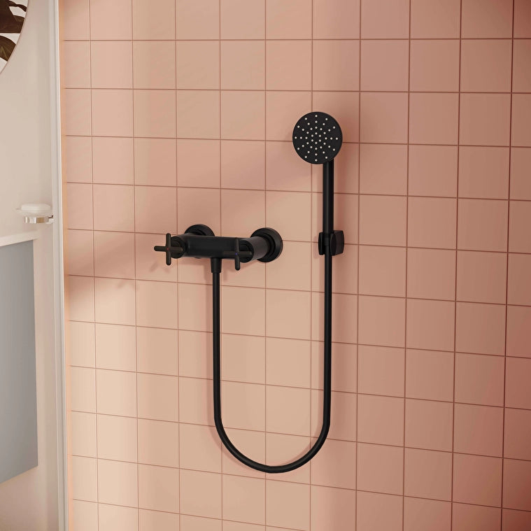 VitrA Origin Classic Duş Bataryası, Mat Siyah