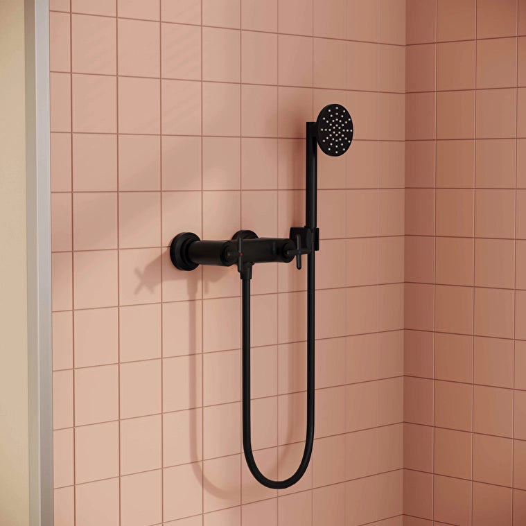 VitrA Origin Classic Duş Bataryası, Mat Siyah