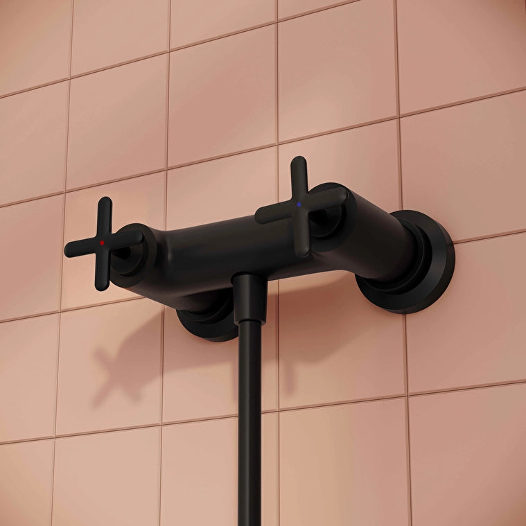 VitrA Origin Classic Duş Bataryası, Mat Siyah