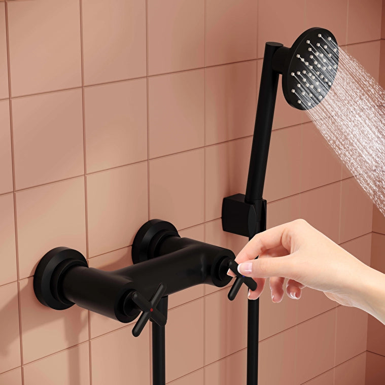 VitrA Origin Classic Duş Bataryası, Mat Siyah