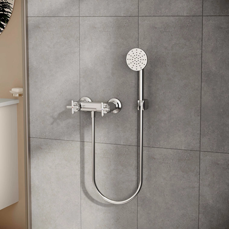 VitrA Origin Classic Duş Bataryası, Parlak Krom