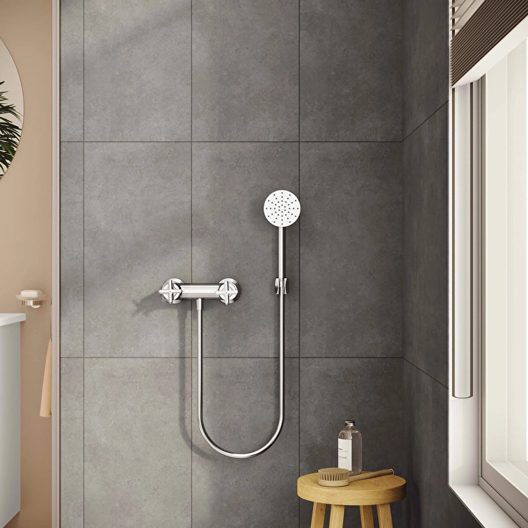 VitrA Origin Classic Duş Bataryası, Parlak Krom