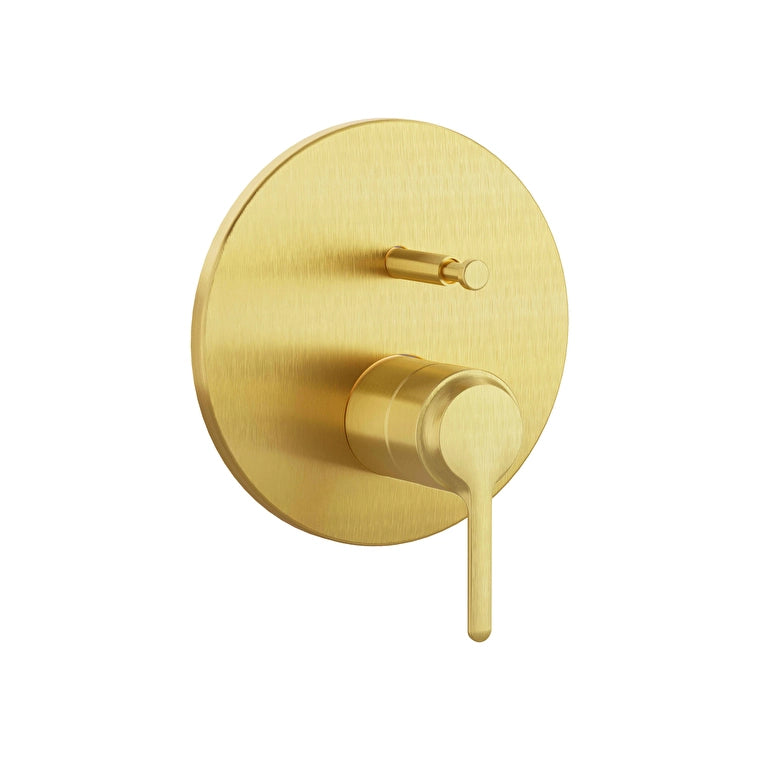 VitrA Origin Classic Ankastre Banyo Bataryası (Minibox) (Sıva Üstü Grubu)i Fırçalı Altın