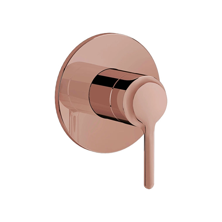 VitrA Origin Classic Ankastre Duş Bataryası (Minibox) (Sıva Üstü Grubu), Soft Bakır