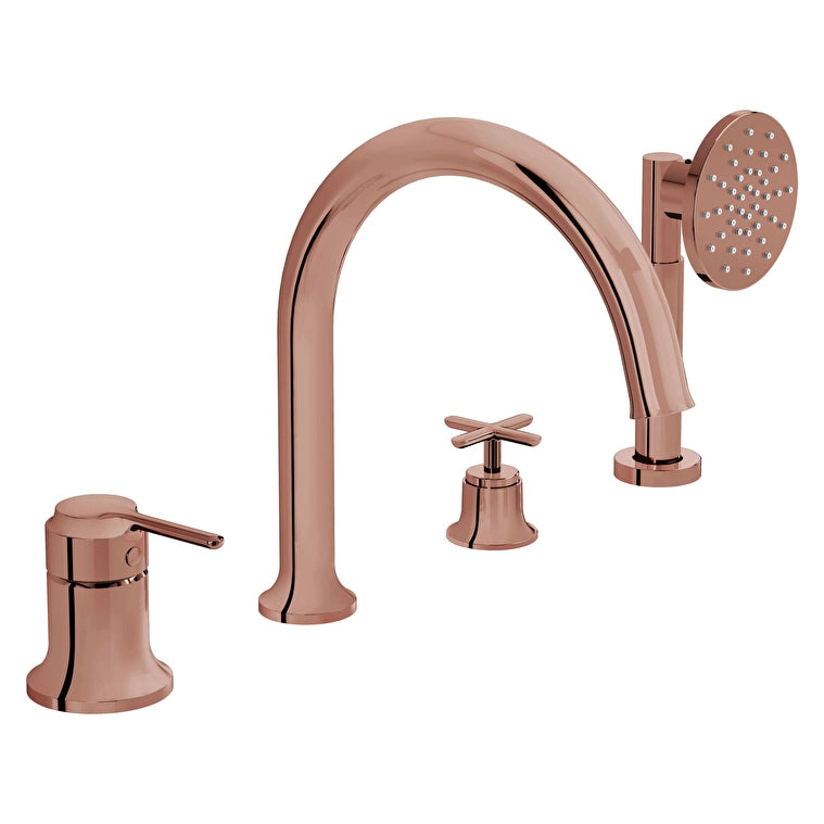 VitrA Origin Classic Küvet Bataryası (4 Delikli), Soft Bakır