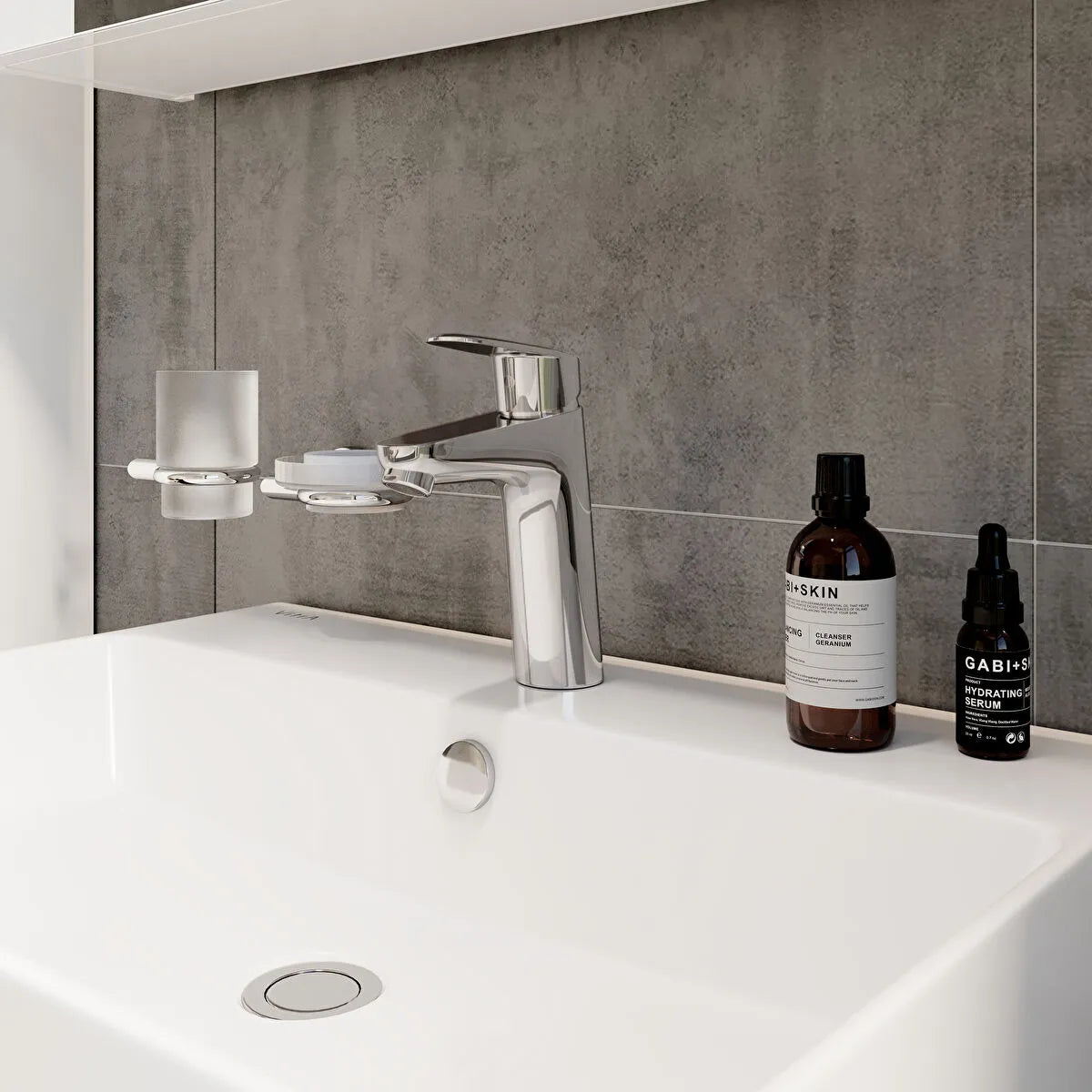 Artema Flow Round Lavabo Bataryası (Yüksek), Parlak Krom