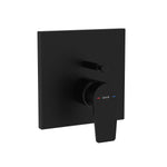 Artema Flow Square Ankastre Mekanik Banyo Bataryası (V-Box) (Sıva Üstü Grubu), Mat Siyah