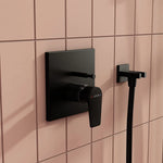 Artema Flow Square Ankastre Mekanik Banyo Bataryası (V-Box) (Sıva Üstü Grubu), Mat Siyah