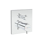 Artema Flow Square Ankastre Termostatik Banyo/Duş Bataryası (V-Box, Sıva Üstü Grubu), Parlak Krom