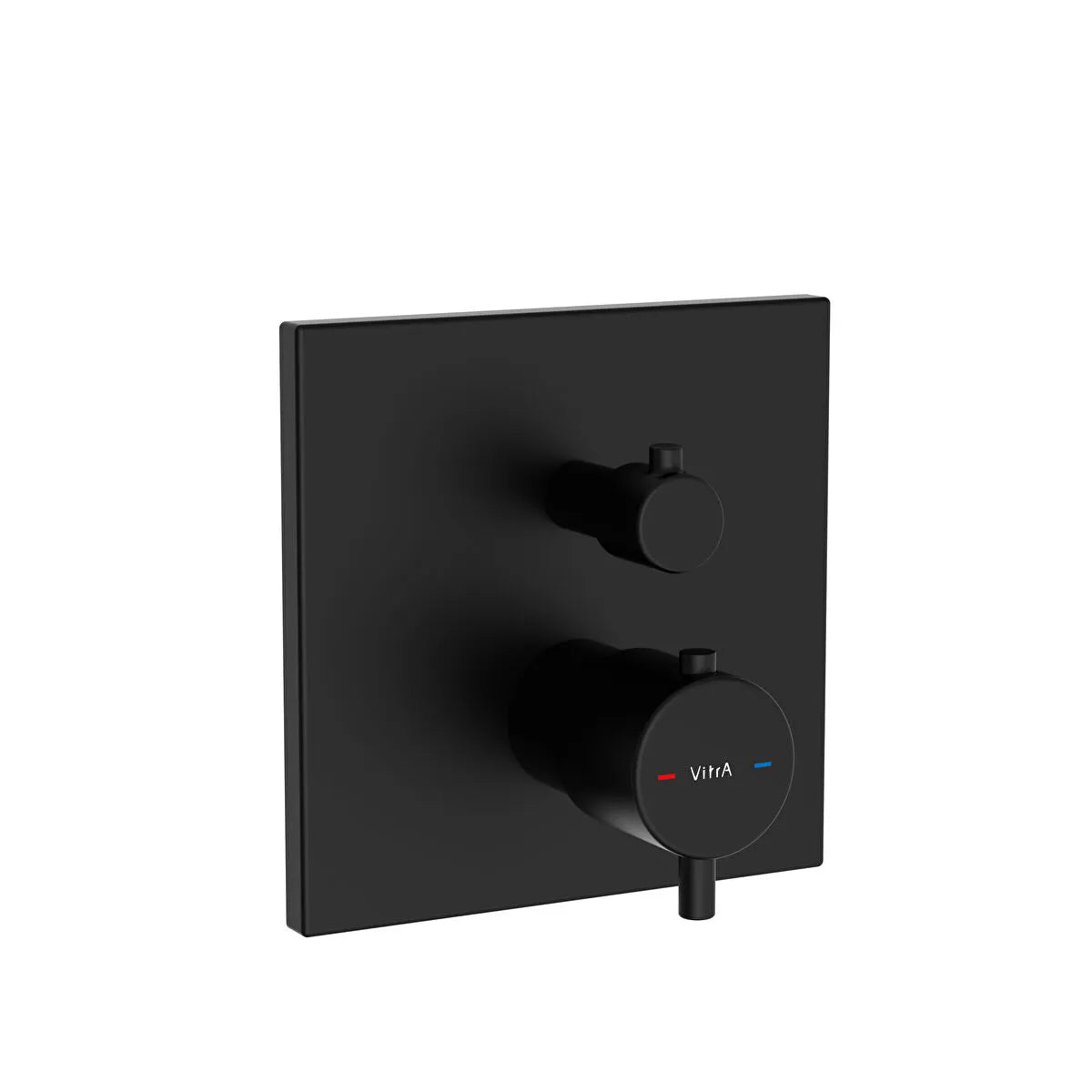 Artema Flow Square Ankastre Termostatik Duş Bataryası (V-Box) (Sıva Üstü Grubu), Mat Siyah