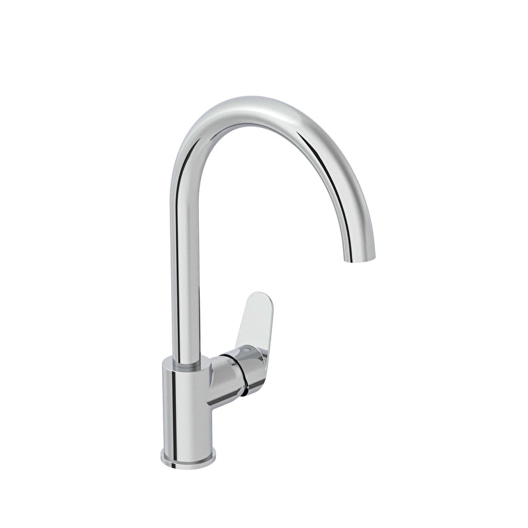 Artema Flow Round Eviye Bataryası (C-Tip), Parlak Krom