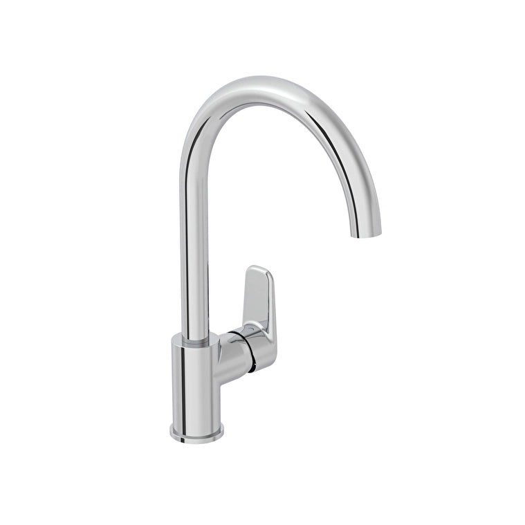 Artema Flow Soft Eviye Bataryası (C-Tip), Parlak Krom